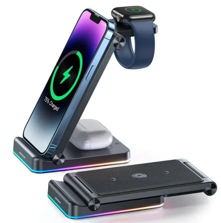 JOYROOM JR-WQN01 3 in 1 Magnetic Charging Station
