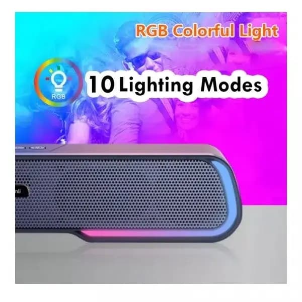 Kisonli LED-913 Bluetooth RGB Gaming Soundbar Speaker