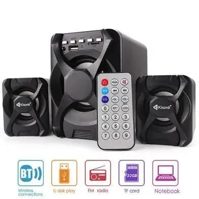 Kisonli U2500BT Electronic Computer Speaker With FM