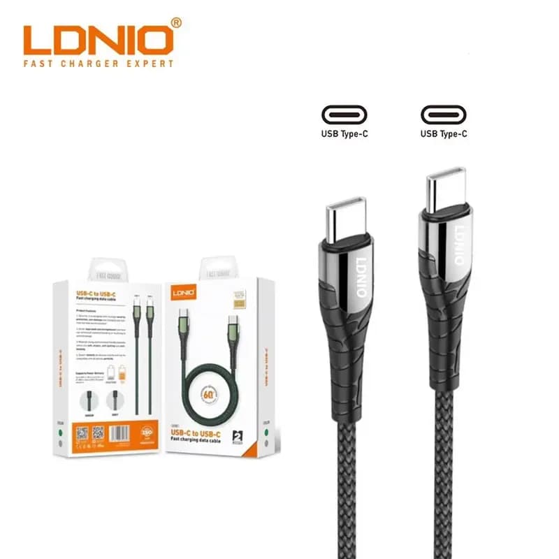 LDNIO LC101 65W Fast Charging PD Type-C to Type-C Data Cable ? 1M