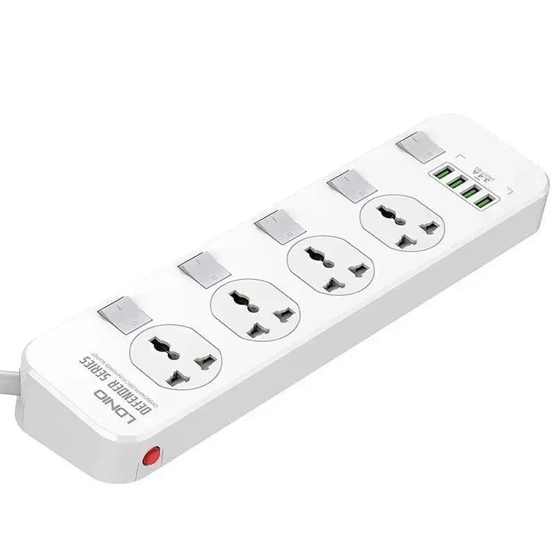 LDNIO SC4408 Defender Series 4 Power Socket 4 USB 3.4A 2500W Power Strip