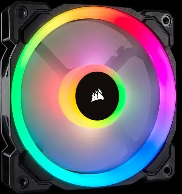 LL120 RGB 120mm Dual Light Loop RGB LED PWM Fan ? Single Pack