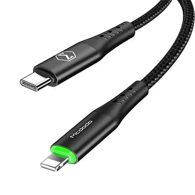 Mcdodo CA-7360 Auto Power Off Type-C to Lightning PD Data Cable 36W - 1.2M
