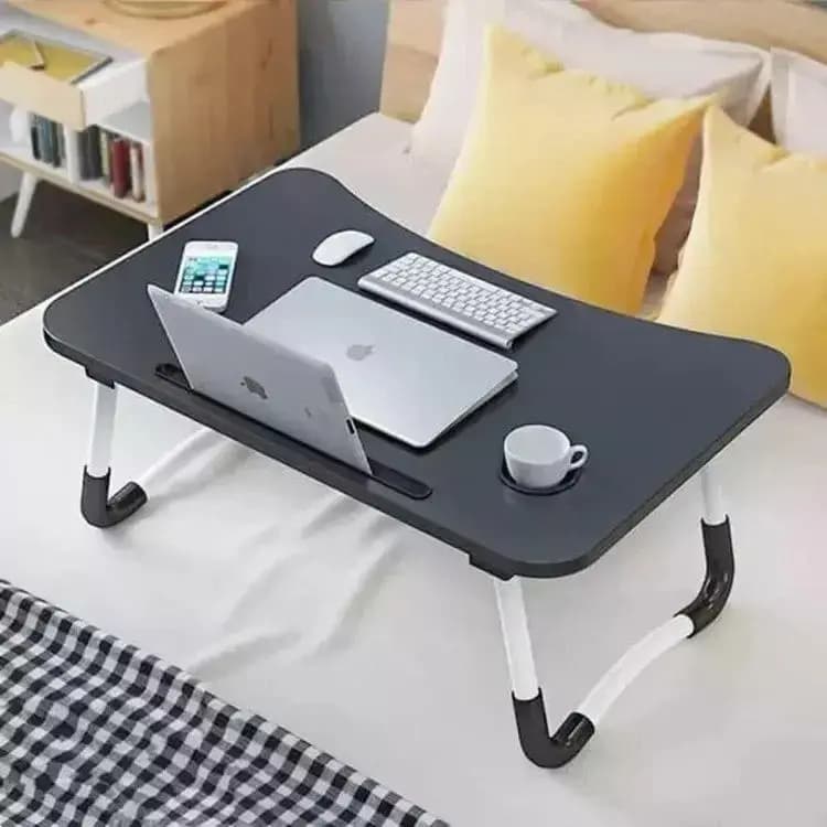 Multifunctional Portable & Foldable Laptop Table ? Black Color