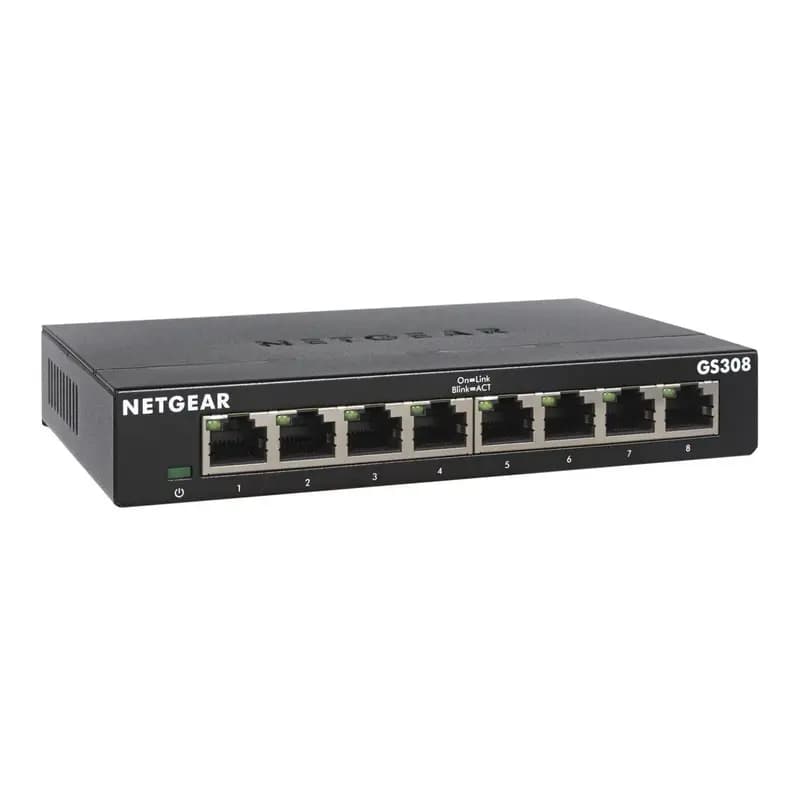 Netgear GS308P 8-Port Gigabit Ethernet Unmanaged Switch with 4-Port PoE