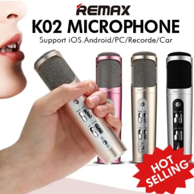 Noise Canceling Smart Microphone for iOS, Android (Remax K02)