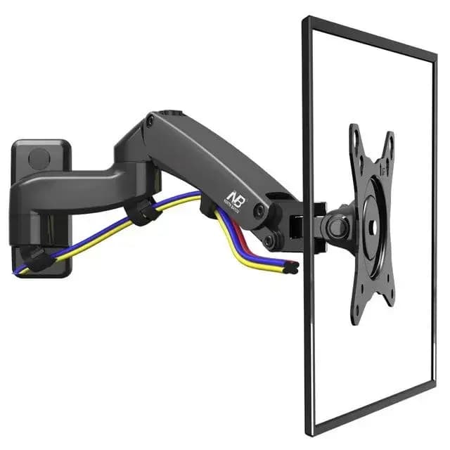 North Bayou NB F150 Swivel 17-27 inch Monitor Arm Mount Gasstrut Desktop Monitor Table Stand 360 Rotate Monitor Desk Holder Bracket