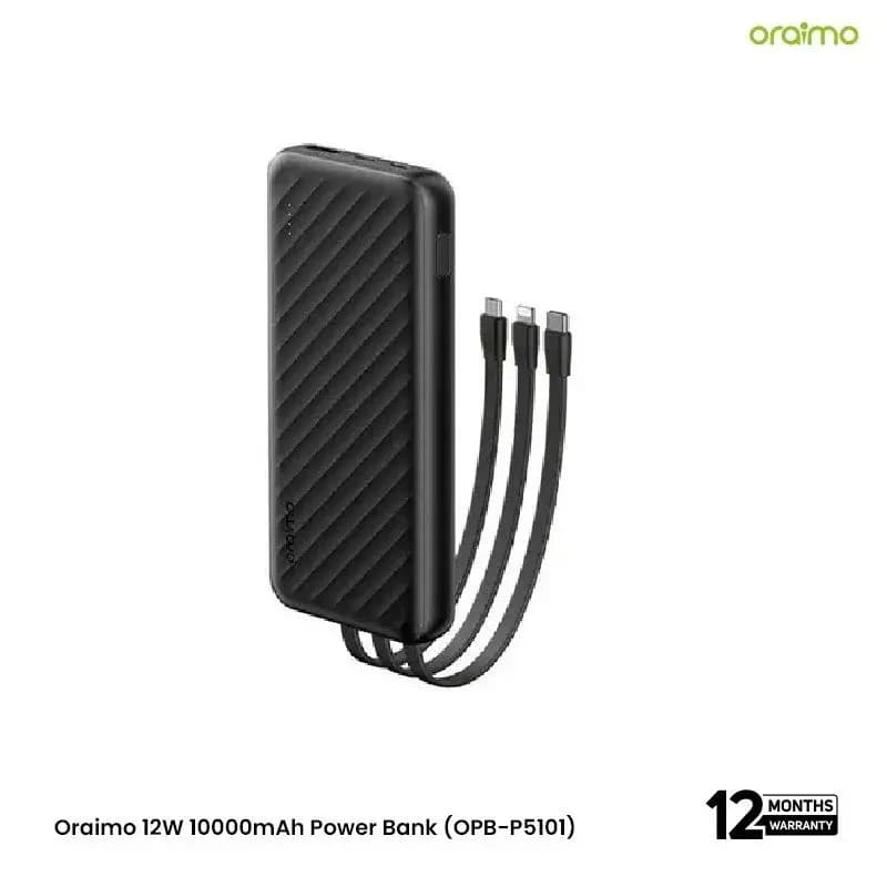 Oraimo Slice Link 12W 10000mAh Power Bank (OPB-P5101)