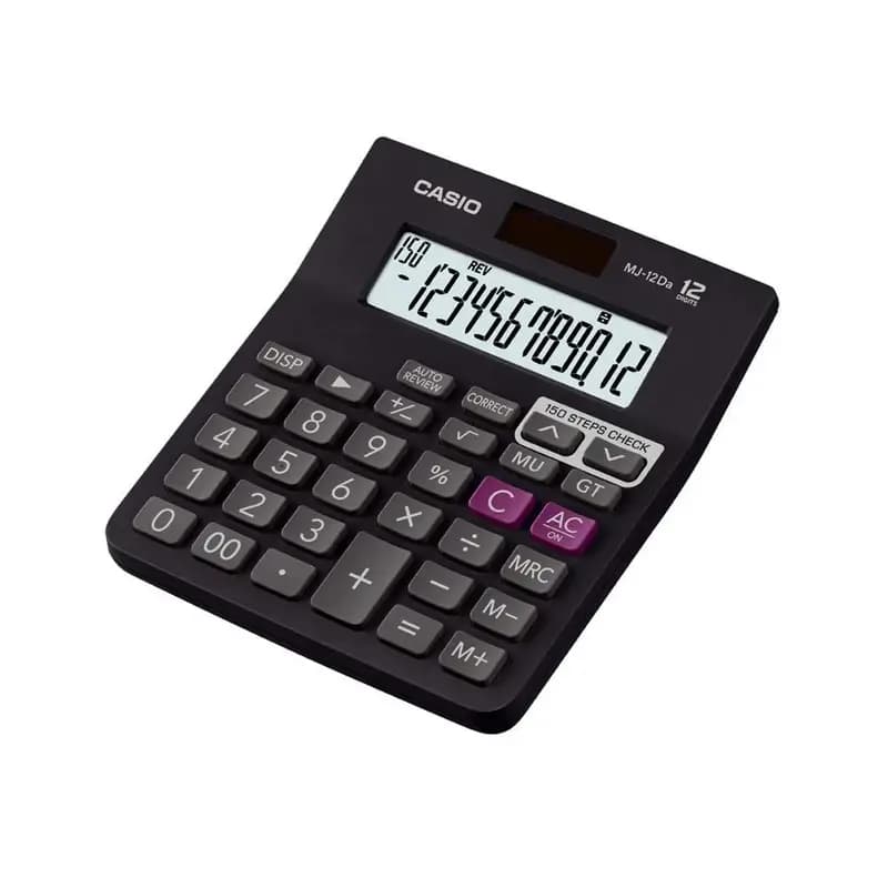 Original Casio 12 digits Desktop Calculator (MJ-12DA)