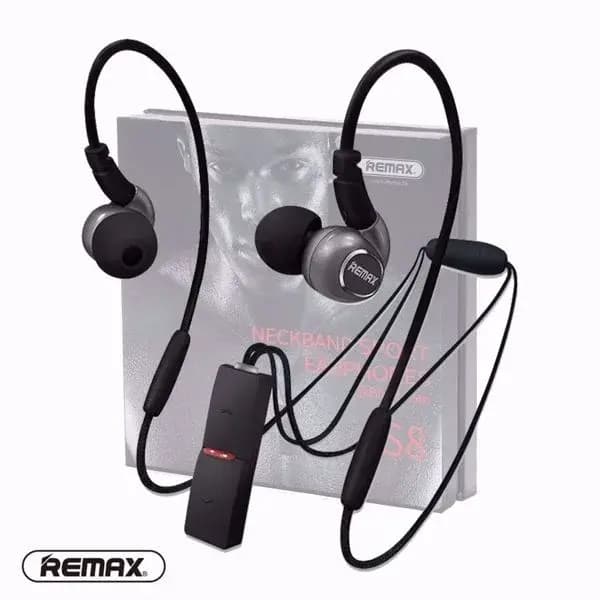 Original Remax Neckband Bluetooth Wireless Sports Earphone (RB-S8)