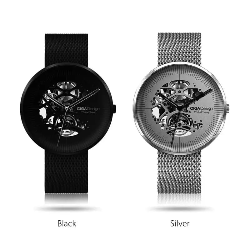 Original Xiaomi CIGA Design MY Mechanical Watch Leather & Chain Strap (Round Shape)