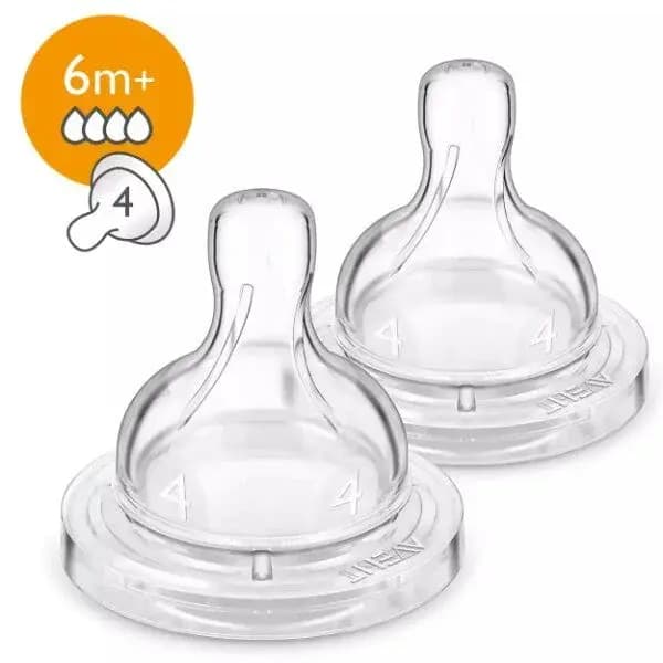 Philips Avent SCF634/27 Anti-Colic Teat Feeding Nipple (White)