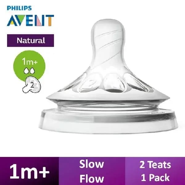 Philips Avent SCF652/27 Natural Feeding Nipple (White)