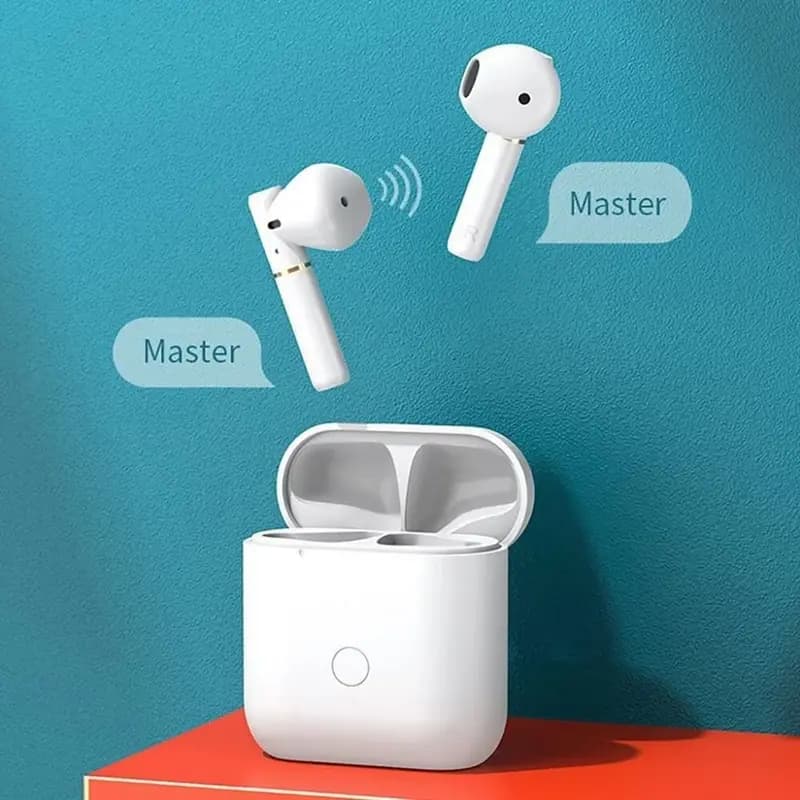 QCY M18 TWS Wireless Half In-Ear Earphones ? White