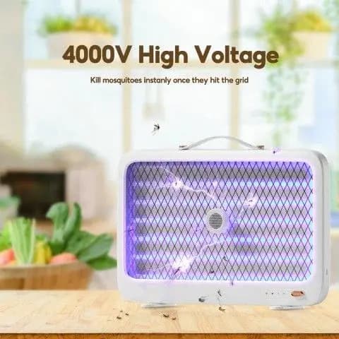 Qualitell K5 Lite Rechargeable Mosquito Killer Lamp Electric 4000V Smart UV