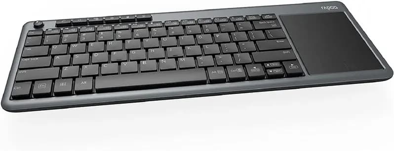 Rapoo K2600 2.4GHz Wireless Multimedia Touch Pad Keyboard Black
