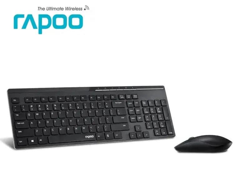 Rapoo X8100 2.4G Wireless Optical Keyboard and Mouse Combo