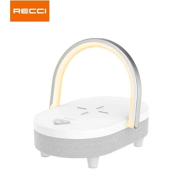 Recci RLS-L16 4in1 Table Lamp Speaker & Wireless Charger