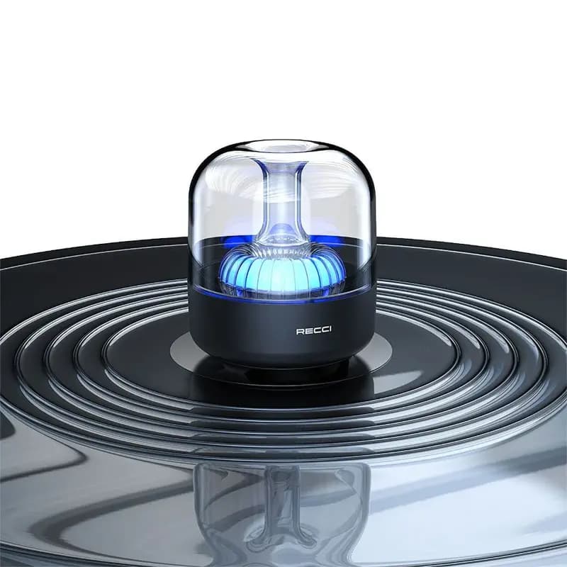 RECCI RSK-W31 LED Dazzling Light Ring Amber Wireless Speaker