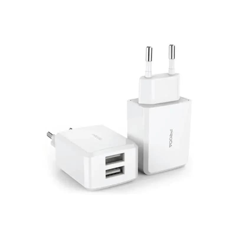 Remax Linshy Pro Proda PD-A22 2.1A Dual USB Charging Adapter
