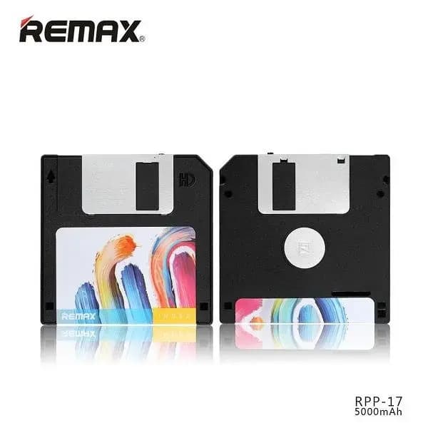 REMAX RPP-17 Ultra Slim Power Bank 5000mAh USB Floppy Disk