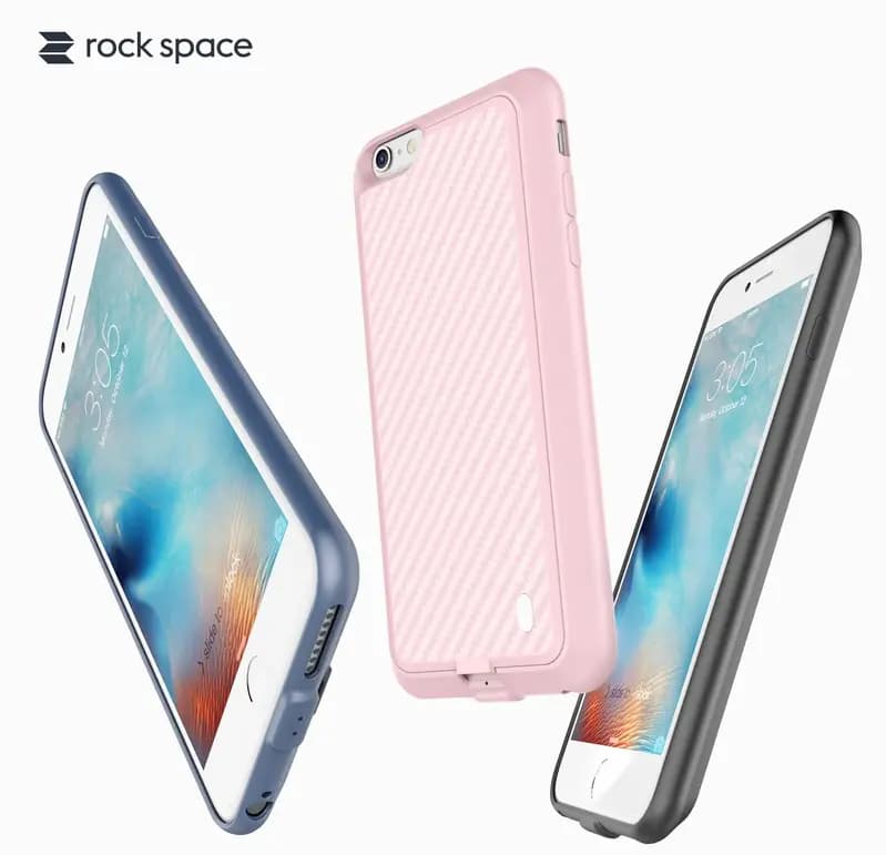 Rock Space 2000mAh P6 Power Case- Pink