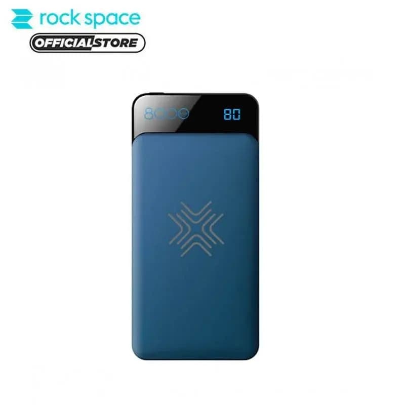 Rock Space P39 Wireless Charging Power Bank 8000mAh with Digital Display