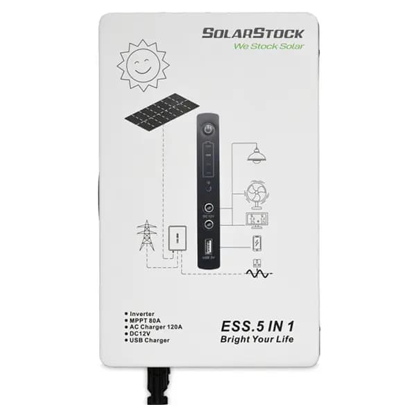Solarstock SS-LPS500C 500W Pure Sine Wave Lithium Solar Energy Storage System
