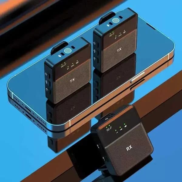 SX9i Dual Professional Wireless Lapel Microphone for iPhone