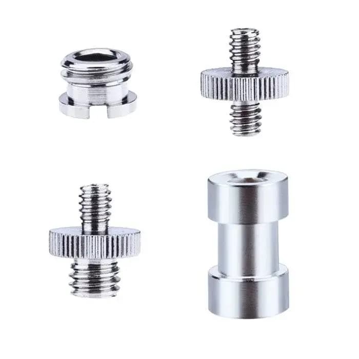 Threaded Screws Adapter Mount Set for Camera/ Tripod/ Monopod/ Ballhead/ Light Stand/ Shoulder Rig