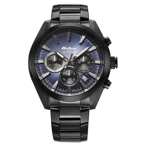 Titan Octane Classic Sporty Blue Dial Quartz Multifunction Stainless Steel Strap watch for Men (NS90150NM01)