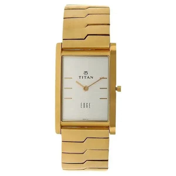 Titan Quartz Analog Silver Dial Stainless Steel Strap Watch for Men (NS1043YM01)