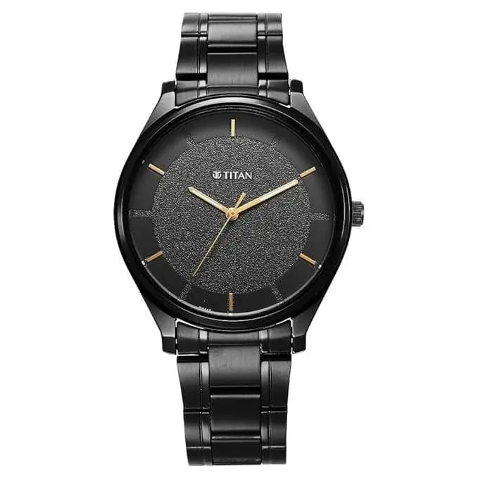 Titan Quartz Analog Silver Dial Watch for Men (NS1802NM01)