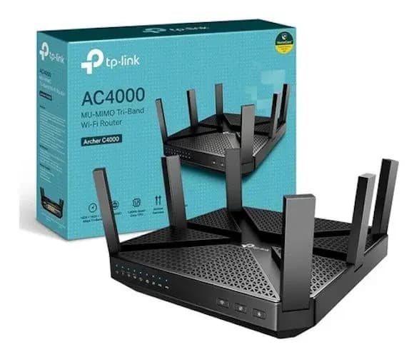 TP-Link Archer C4000 MU-MIMO Tri-Band WiFi Router