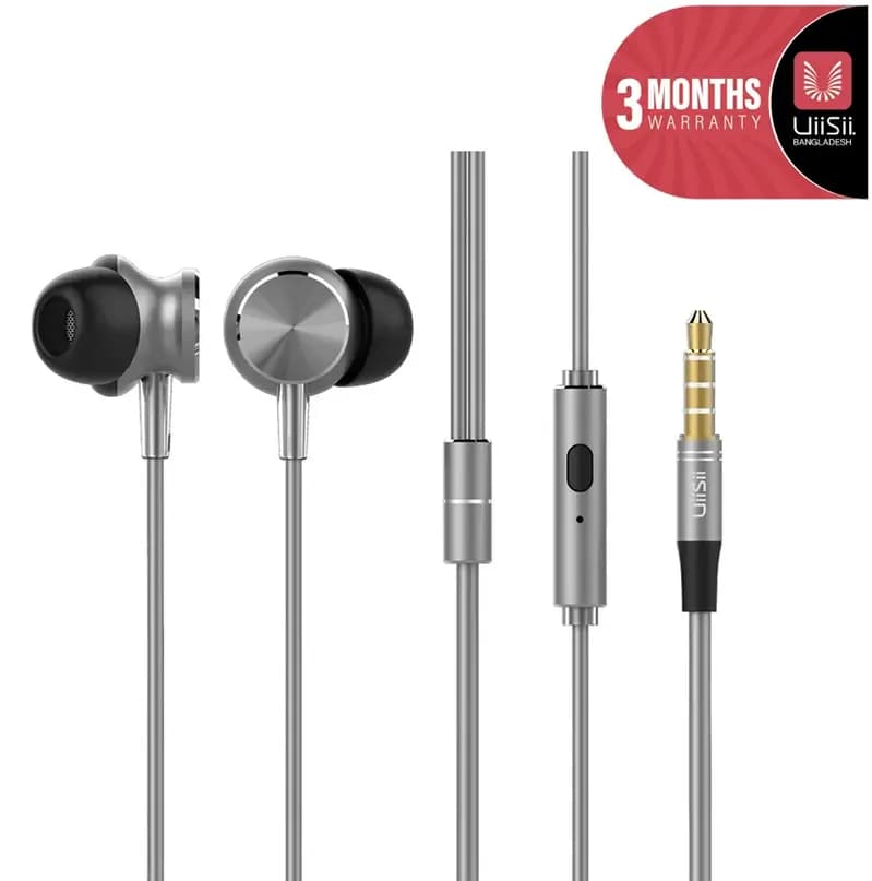 Uiisii GT500 HiFi Noise isolating Bass In-Ear Headphones