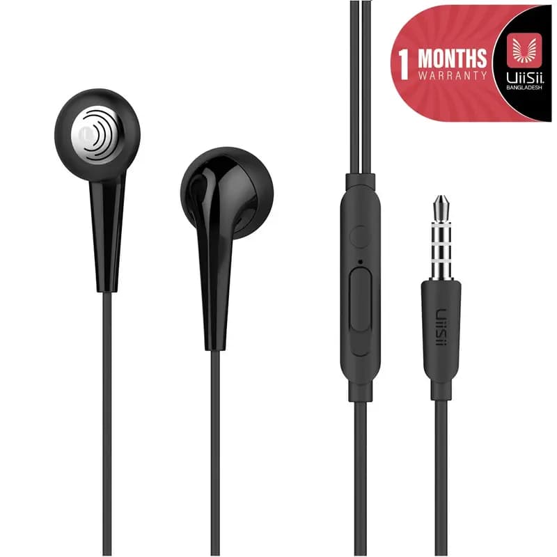 UiiSii U6 In-Ear Dynamic Driver Earphones with Mic