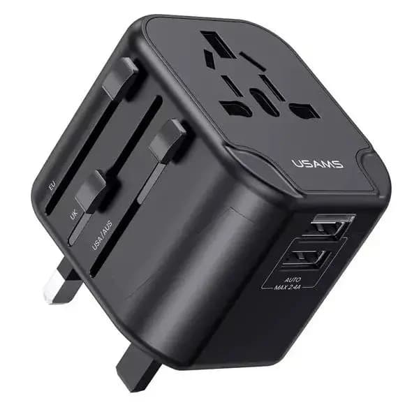 Usams 12W Dual USB Universal Travel Charger (US-CC173)