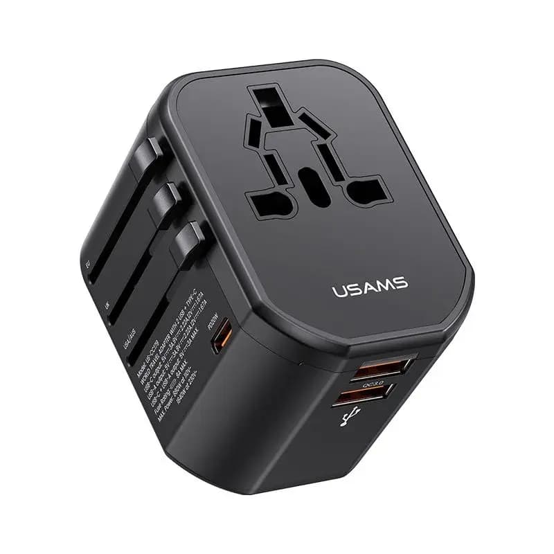 USAMS US-CC179 T59 20W Dual Port USB + Type-C Universal Travel Charger