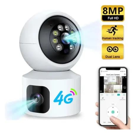 V380 Dual Lens Sim Supported IP Camera