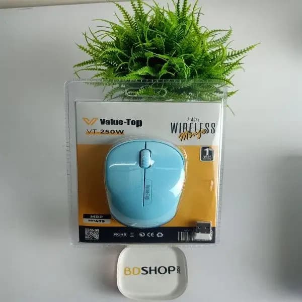 Value Top VT-250W 2.4G Optical Wireless Smart Mouse