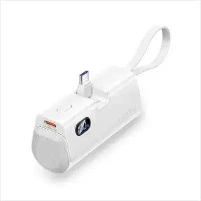 VENTION FHQW0 LED Display 4800mAh Power Bank - White