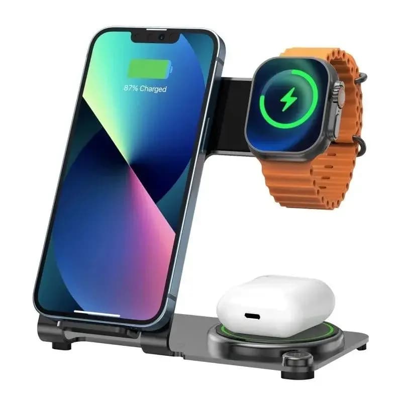 WiWU Wi-W005 Power Air 3 in 1 15W Wireless Charger