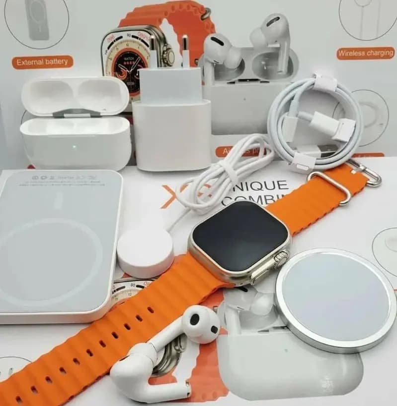 X10 Unique Combination 7-in-1 Wireless Charging Smart Watch Set