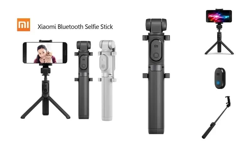 Xiaomi Bluetooth Tripod Selfie Stick for Smartphone (FBA4107CN) - Black Color