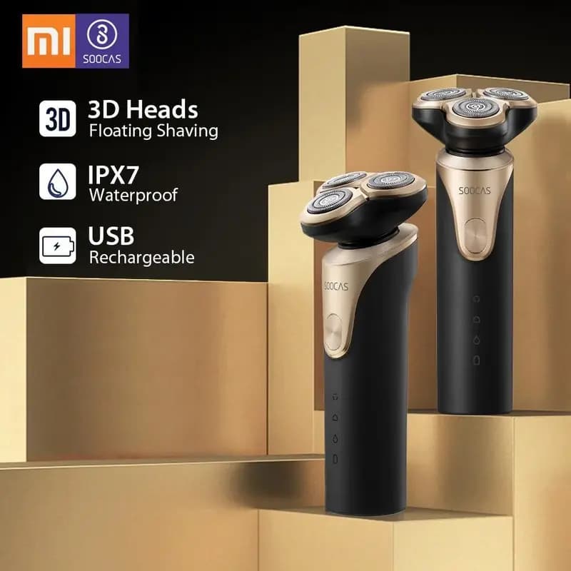 Xiaomi Electric Shaver Mijia SOOCAS S3- Head Dry & Wet Shaving