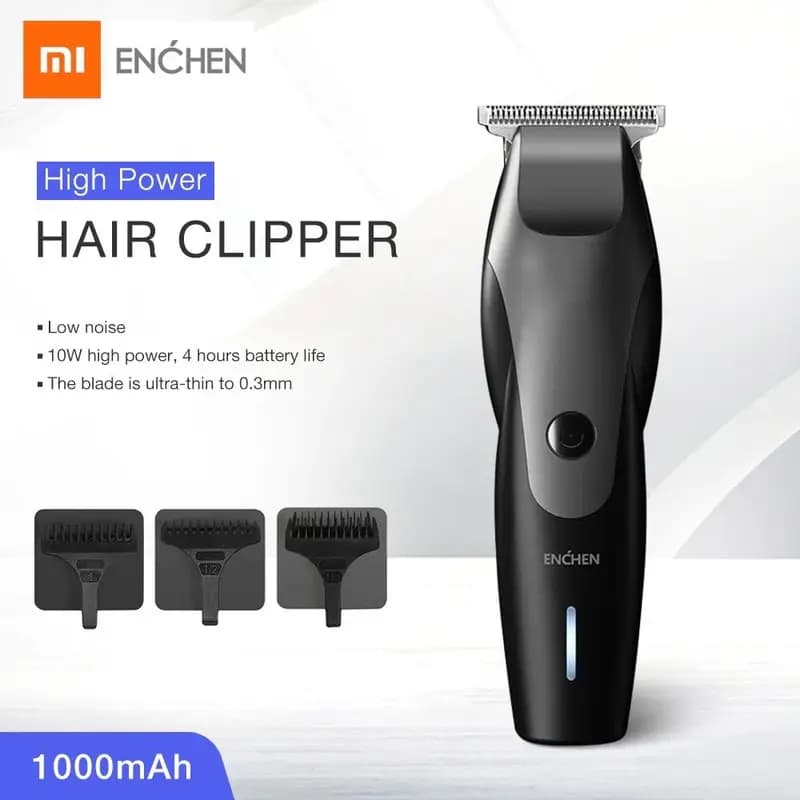 Xiaomi ENCHEN Hummingbird Rechargeable Hair Clipper with 3 Hair Comb